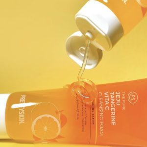 Pretty Skin Jeju Tangerine Vita C Cleanser
